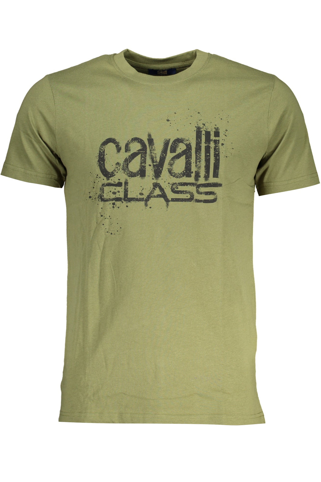 CAVALLI CLASS T-SHIRT MANICHE CORTE UOMO VERDE - Grandi Firme Lab