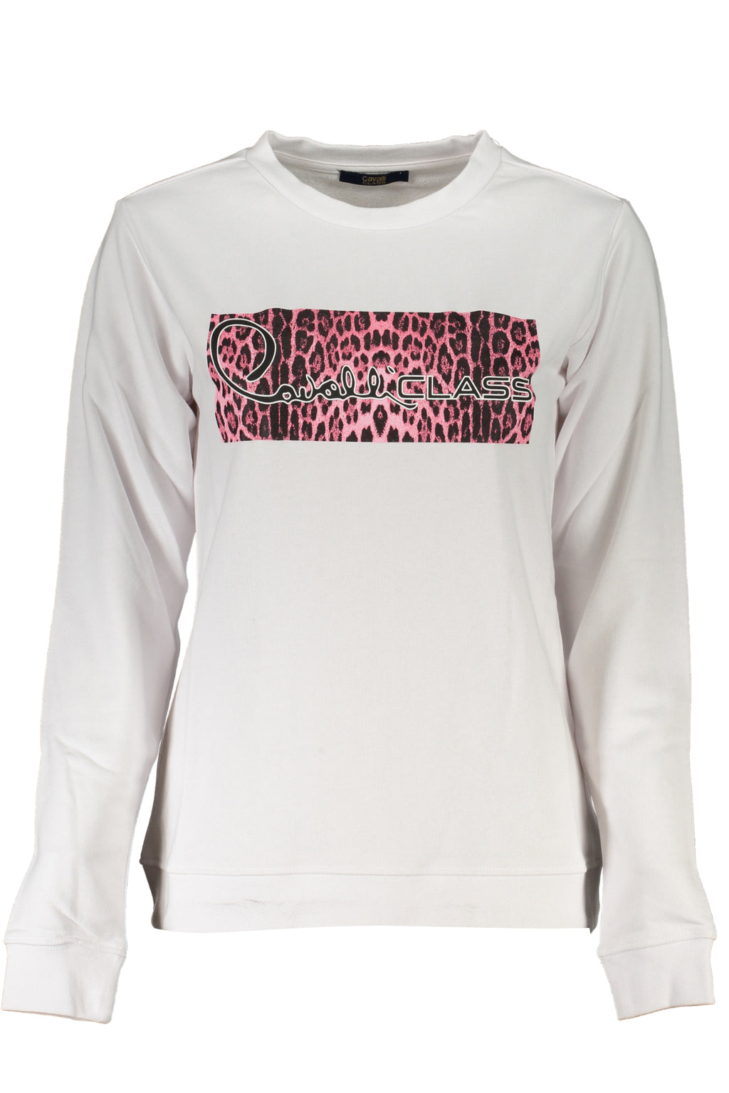 CAVALLI CLASS SWEAT-SHIRT SANS ZIP FEMME BLANC