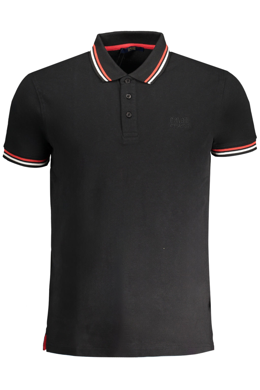 CAVALLI CLASS POLO MANCHES COURTES HOMME NOIR