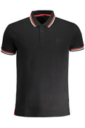 CAVALLI CLASS POLO MANCHES COURTES HOMME NOIR