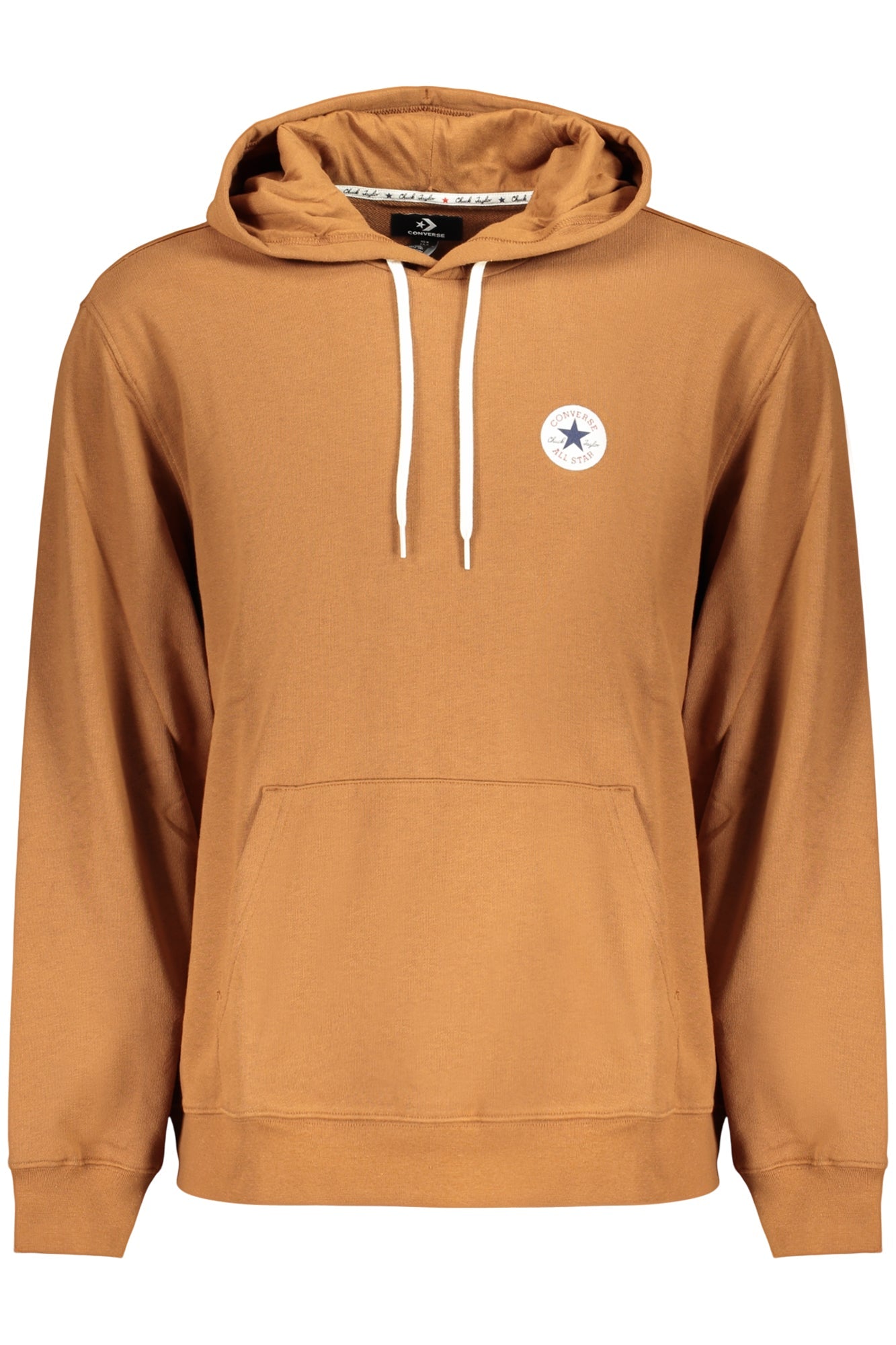 CONVERSE FELPA SENZA ZIP UOMO MARRONE - Grandi Firme Lab
