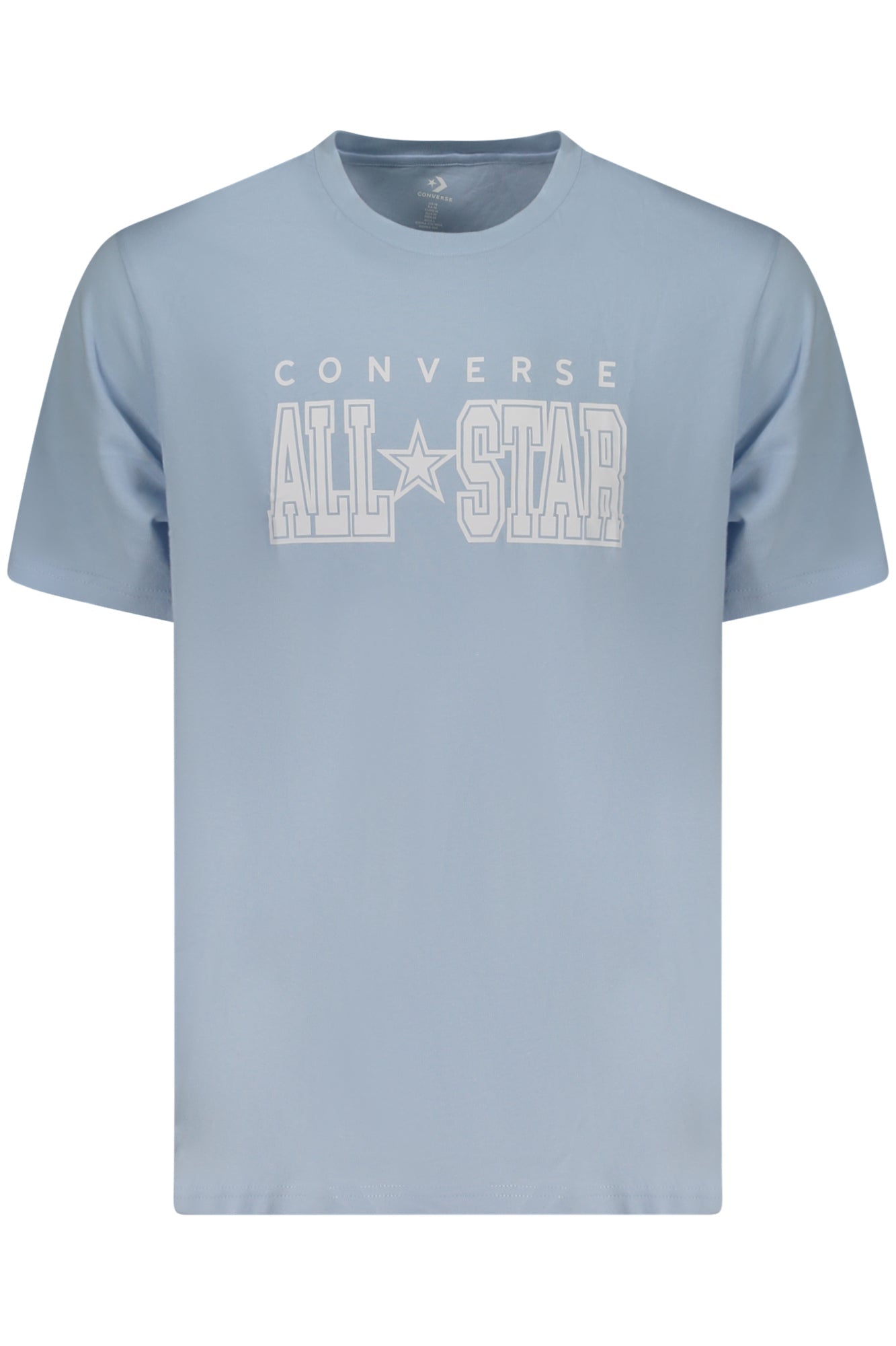 CONVERSE T-SHIRT MANICHE CORTE UOMO AZZURRO - Grandi Firme Lab