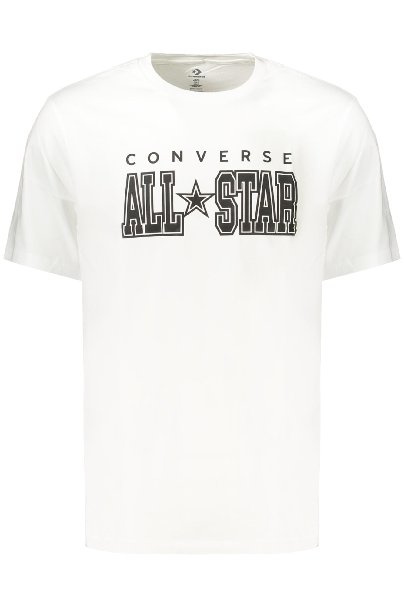 CONVERSE T-SHIRT MANICHE CORTE UOMO BIANCO - Grandi Firme Lab