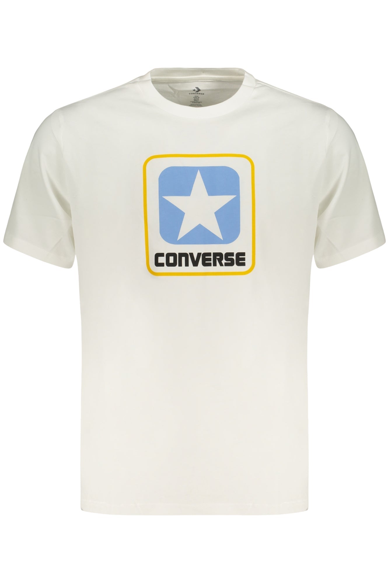 CONVERSE T-SHIRT MANICHE CORTE UOMO BIANCO - Grandi Firme Lab