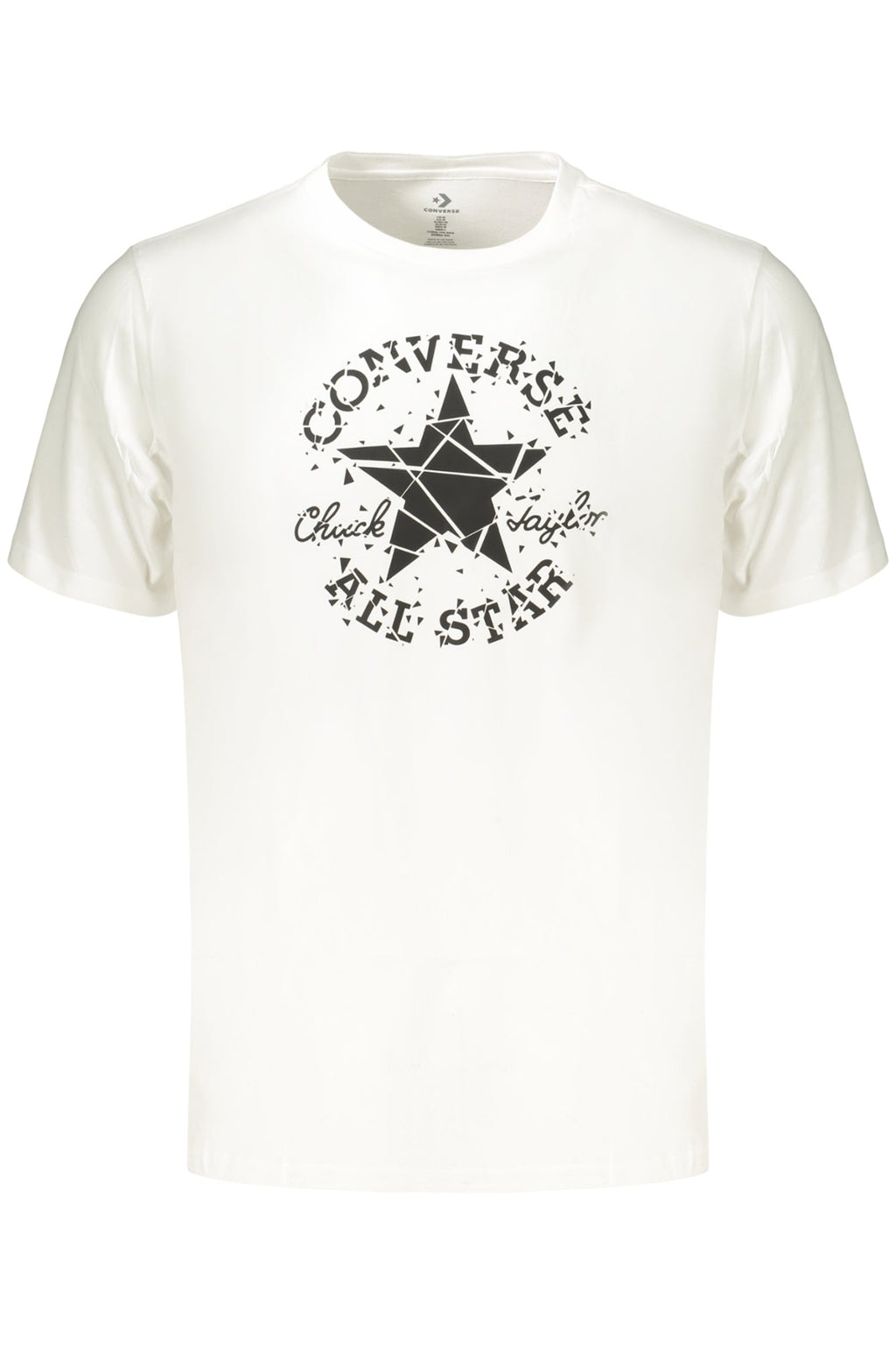 CONVERSE T-SHIRT MANICHE CORTE UOMO BIANCO - Grandi Firme Lab