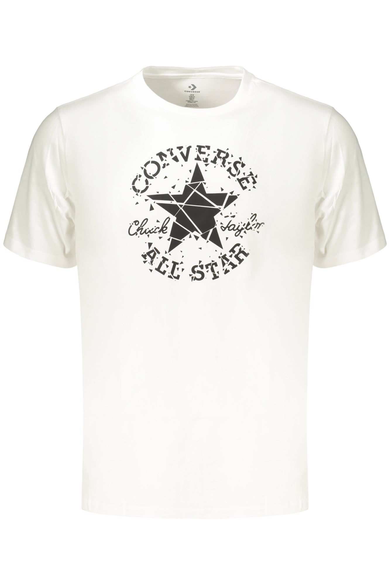 CONVERSE T-SHIRT MANICHE CORTE UOMO BIANCO - Grandi Firme Lab