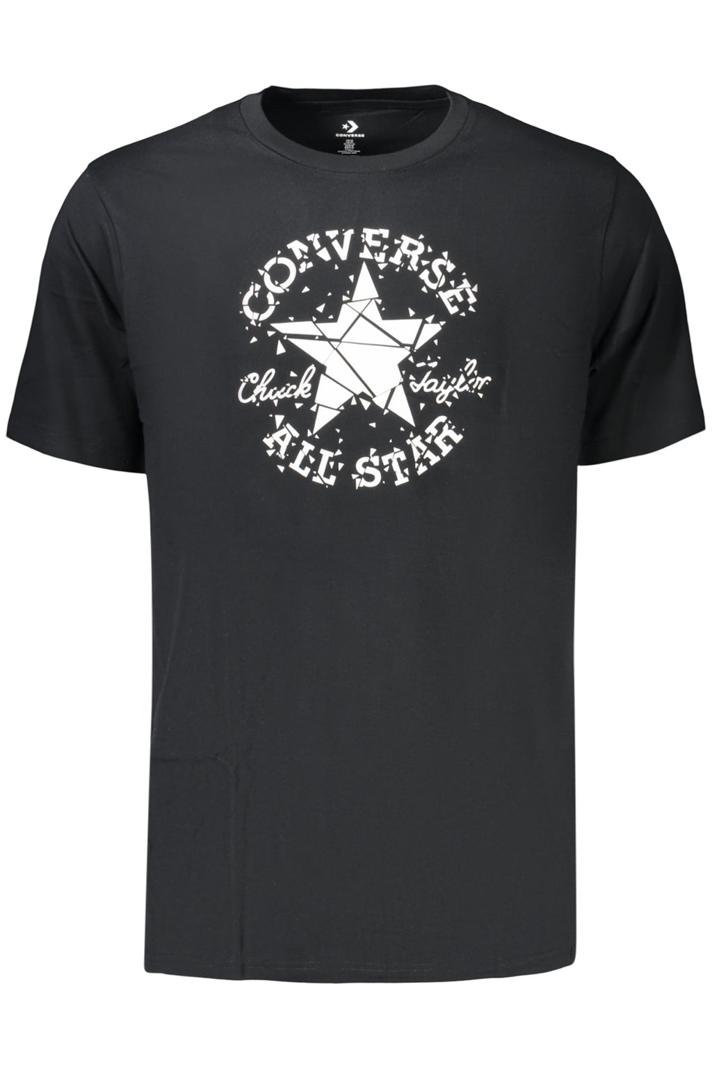CONVERSE T-SHIRT MANICHE CORTE UOMO NERO - Grandi Firme Lab