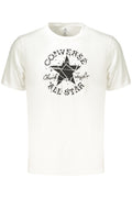 CONVERSE T-SHIRT MANICHE CORTE UOMO BIANCO