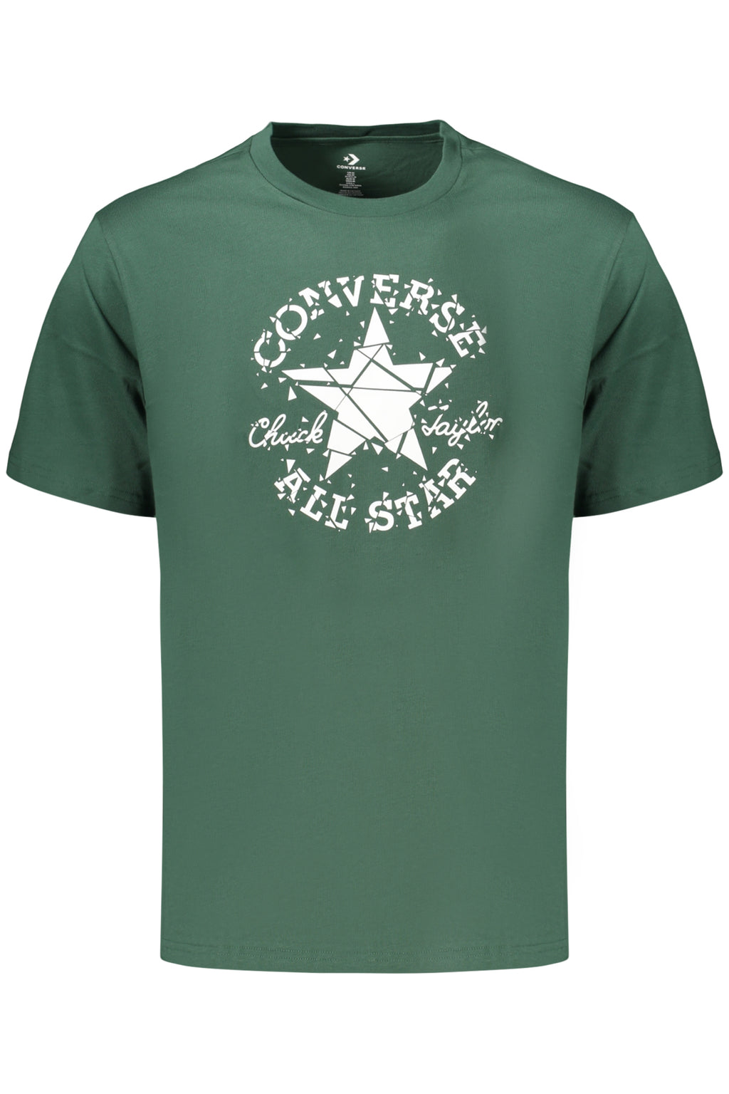 CONVERSE T-SHIRT MANICHE CORTE UOMO VERDE