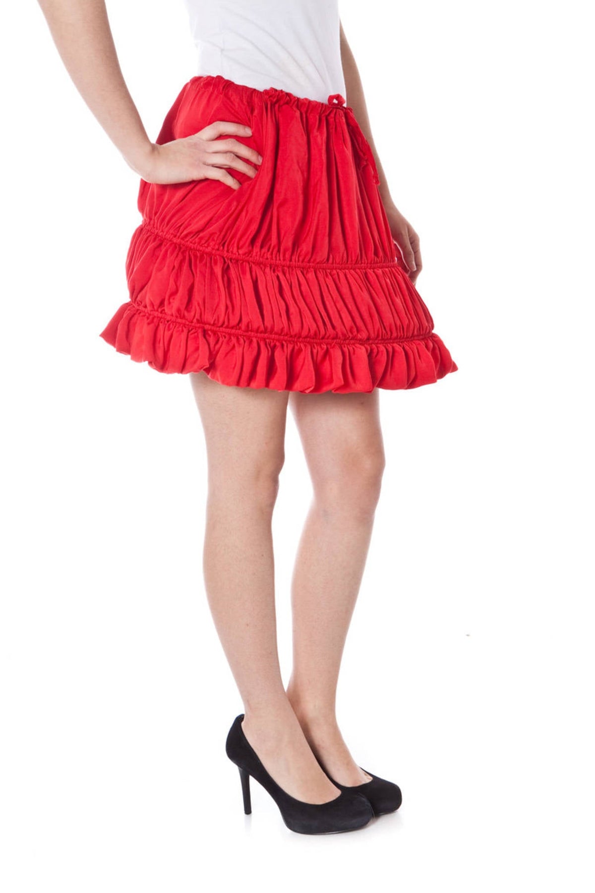 DENNY ROSE GONNA CORTA DONNA ROSSO - Grandi Firme Lab