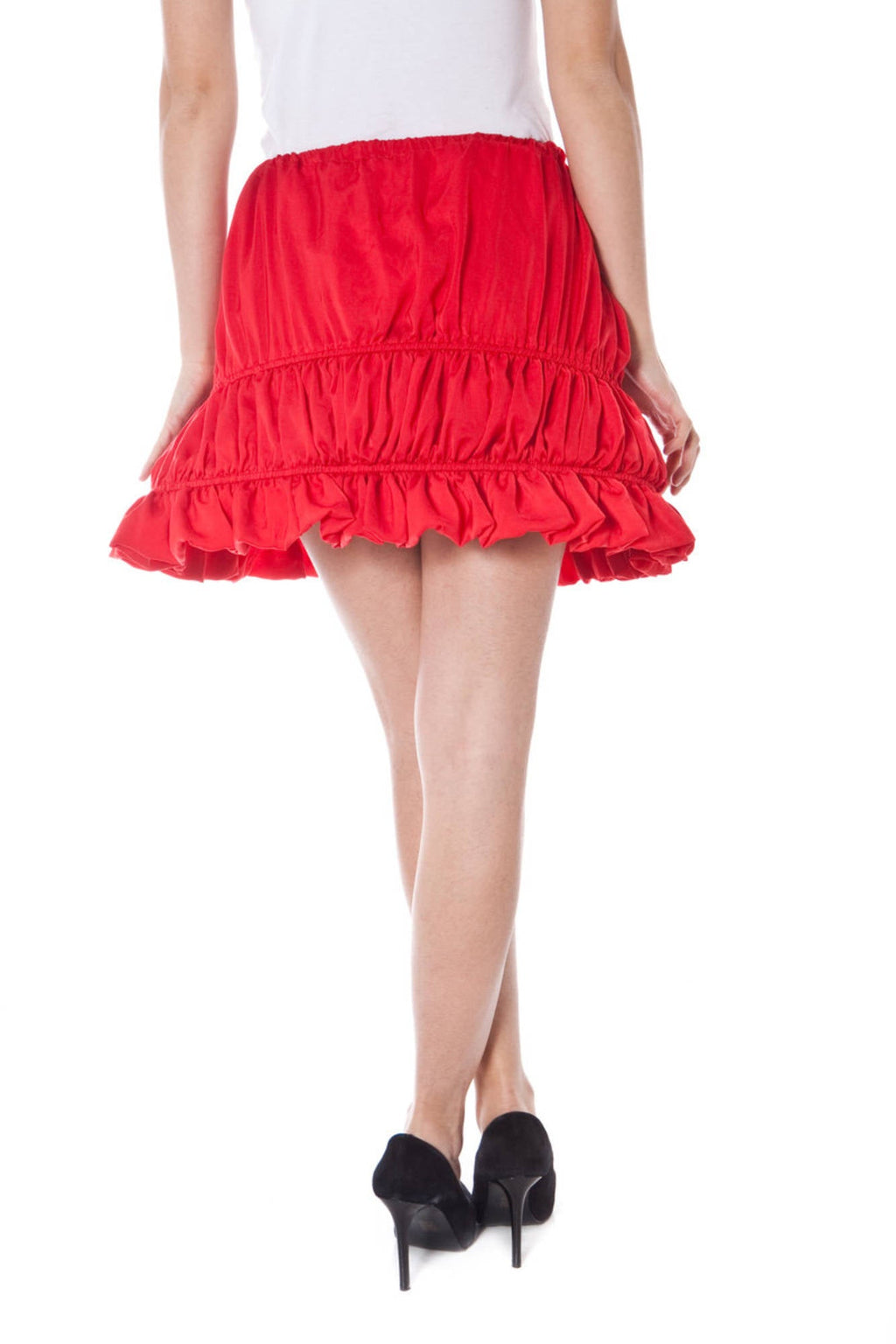 DENNY ROSE GONNA CORTA DONNA ROSSO - Grandi Firme Lab