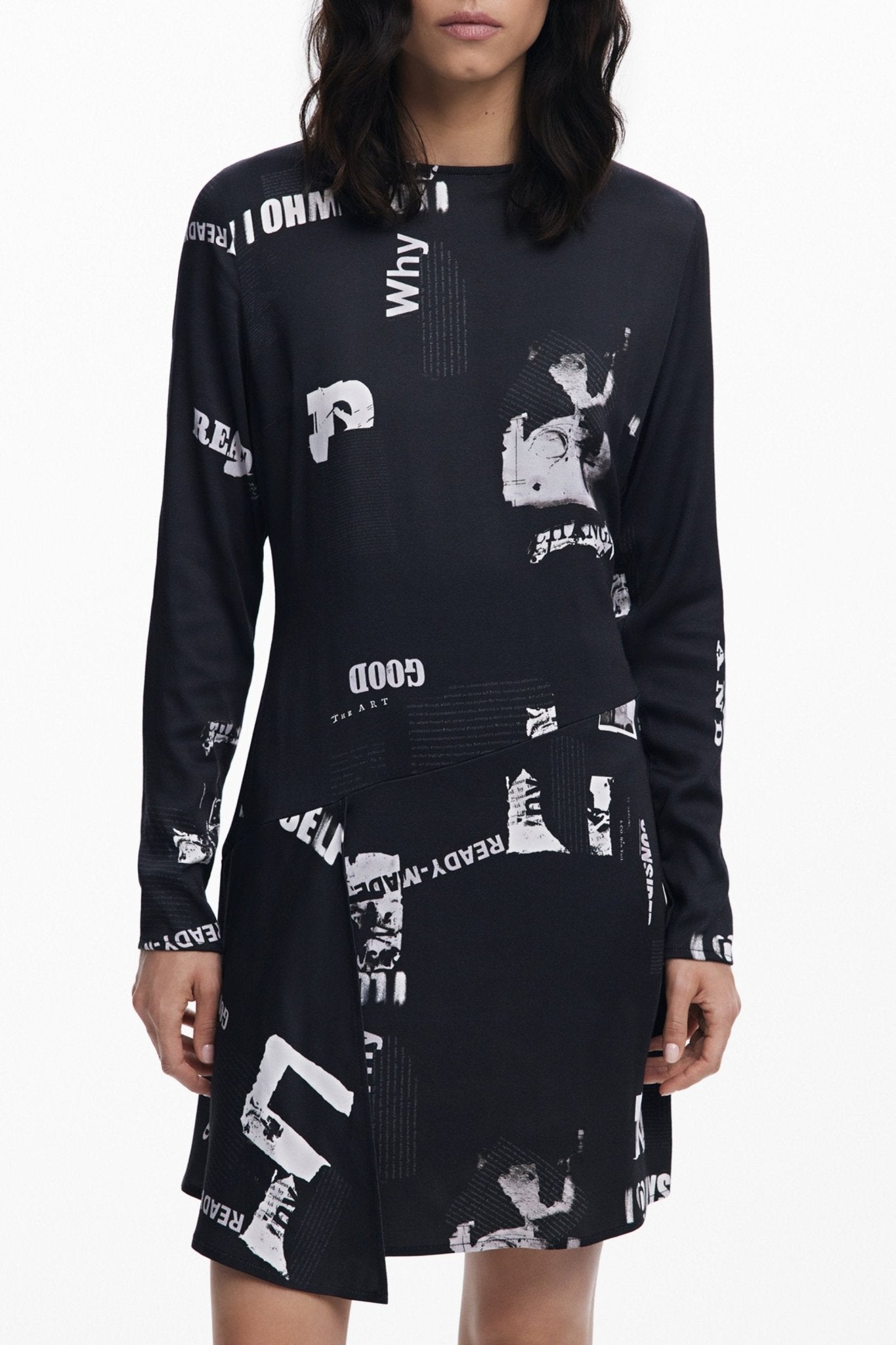 DESIGUAL ABITO CORTO DONNA NERO - Grandi Firme Lab