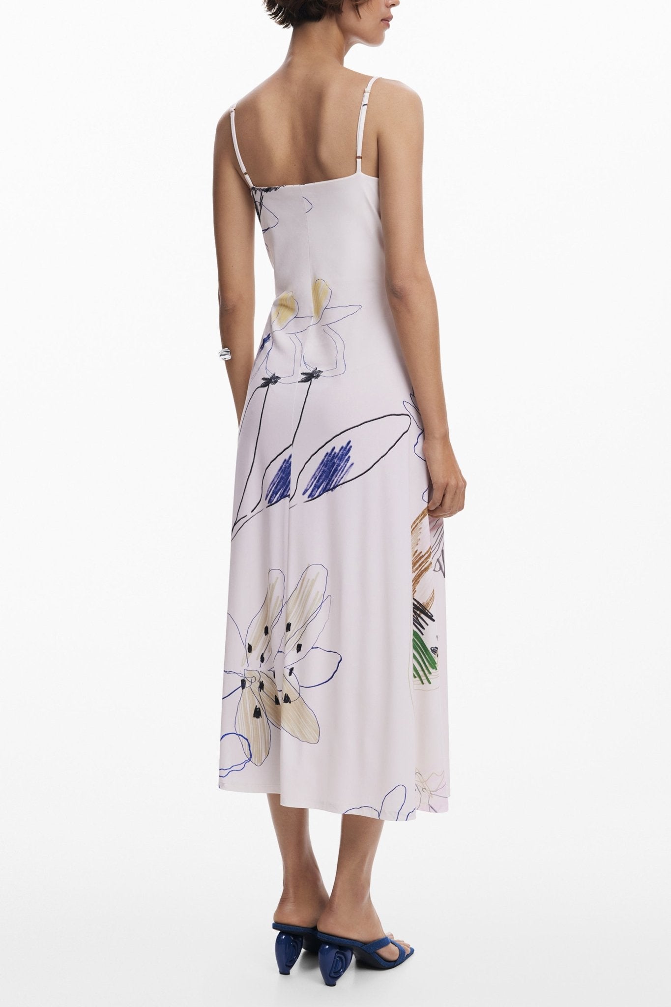DESIGUAL ABITO LUNGO DONNA BIANCO - Grandi Firme Lab