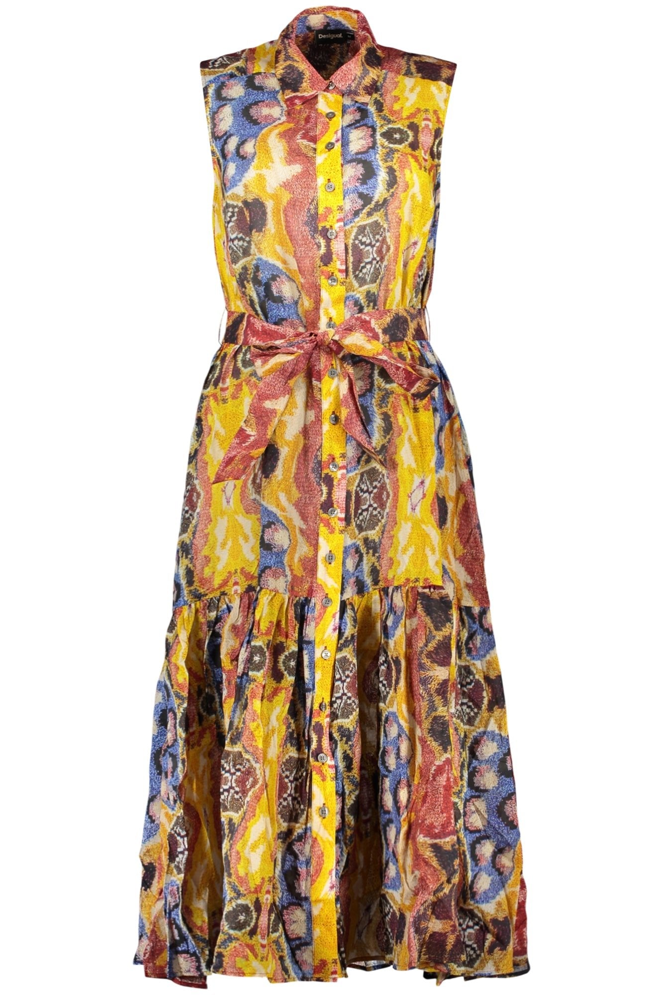 DESIGUAL ABITO LUNGO DONNA GIALLO - Grandi Firme Lab
