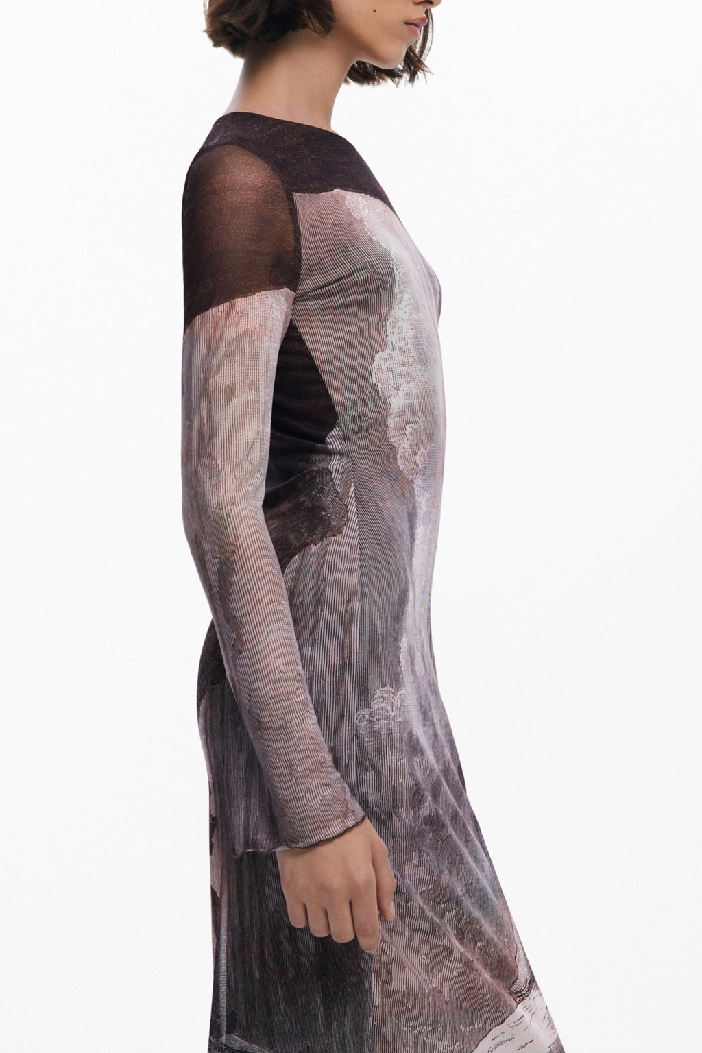 DESIGUAL ABITO LUNGO DONNA MARRONE - Grandi Firme Lab