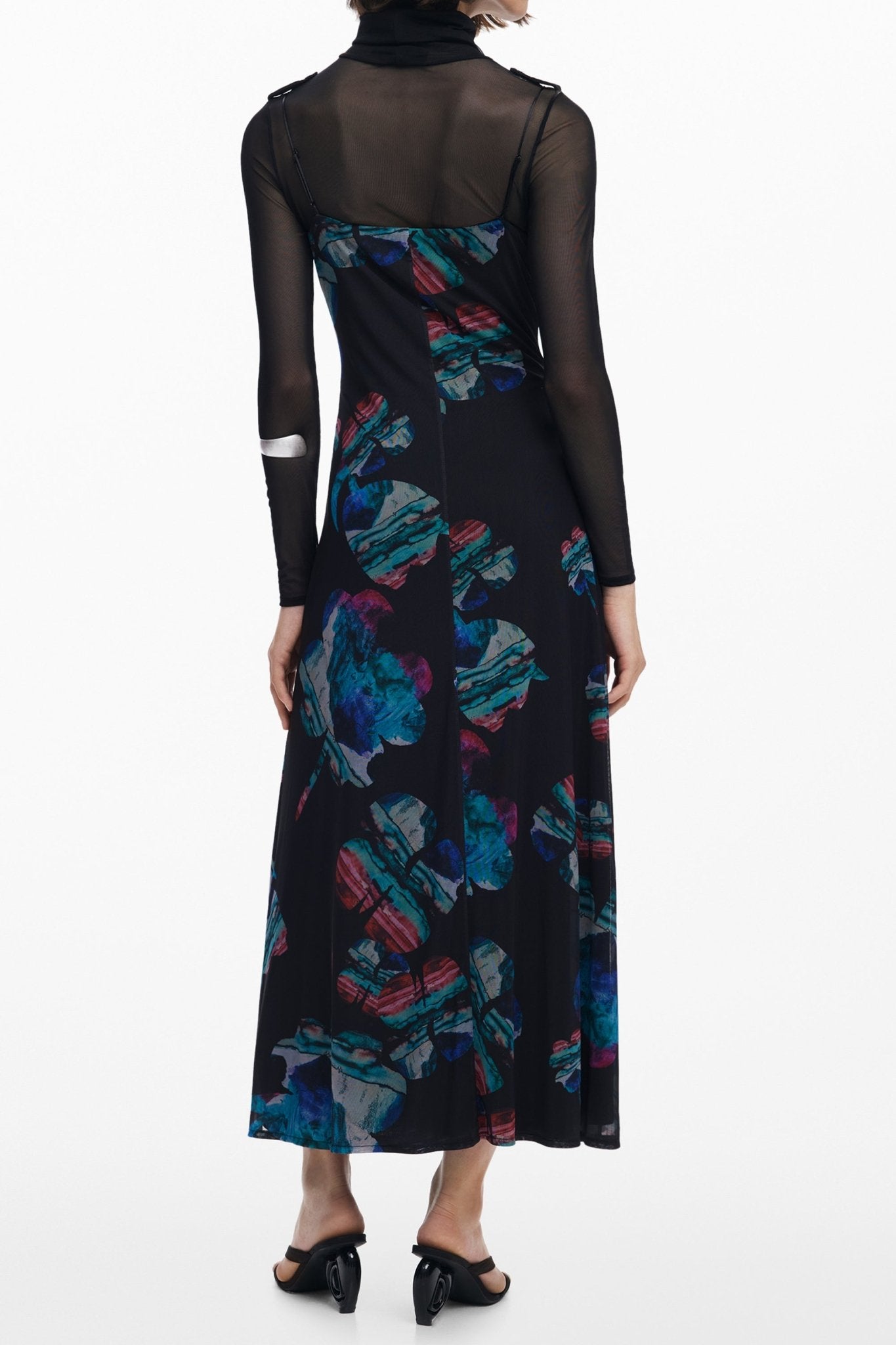 DESIGUAL ABITO LUNGO DONNA NERO - Grandi Firme Lab