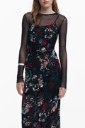 DESIGUAL ABITO LUNGO DONNA NERO - Grandi Firme Lab