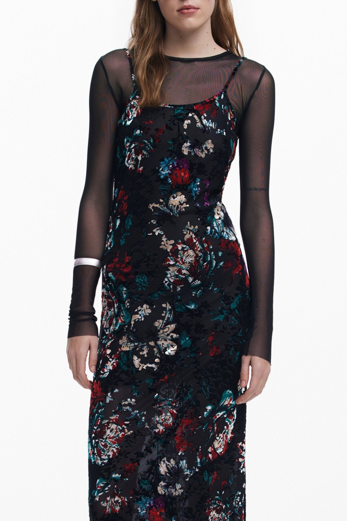 DESIGUAL ABITO LUNGO DONNA NERO - Grandi Firme Lab