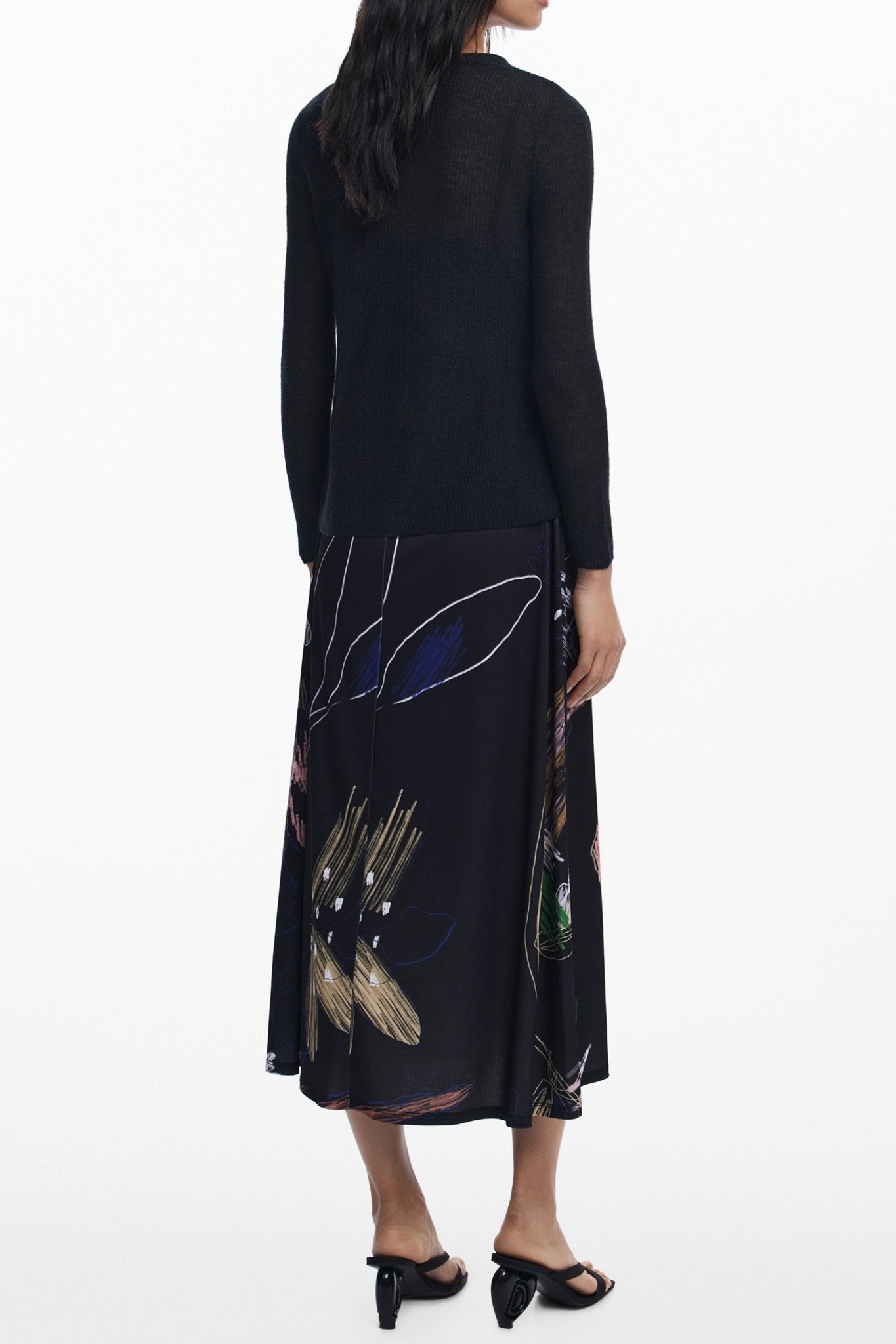 DESIGUAL ABITO LUNGO DONNA NERO - Grandi Firme Lab