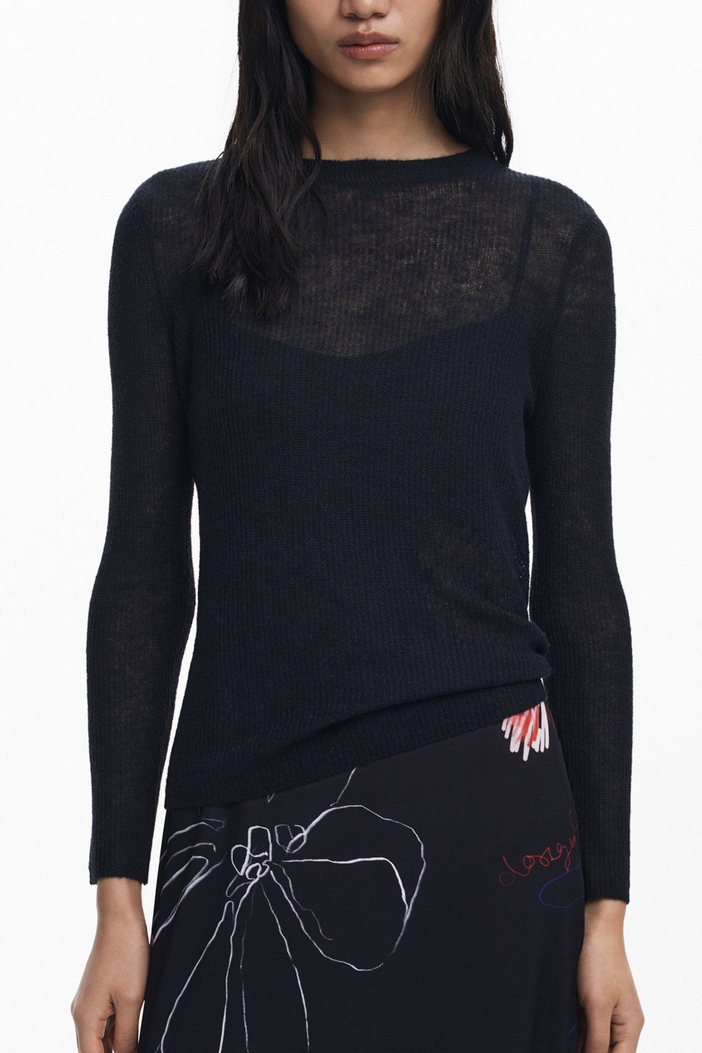DESIGUAL ABITO LUNGO DONNA NERO - Grandi Firme Lab