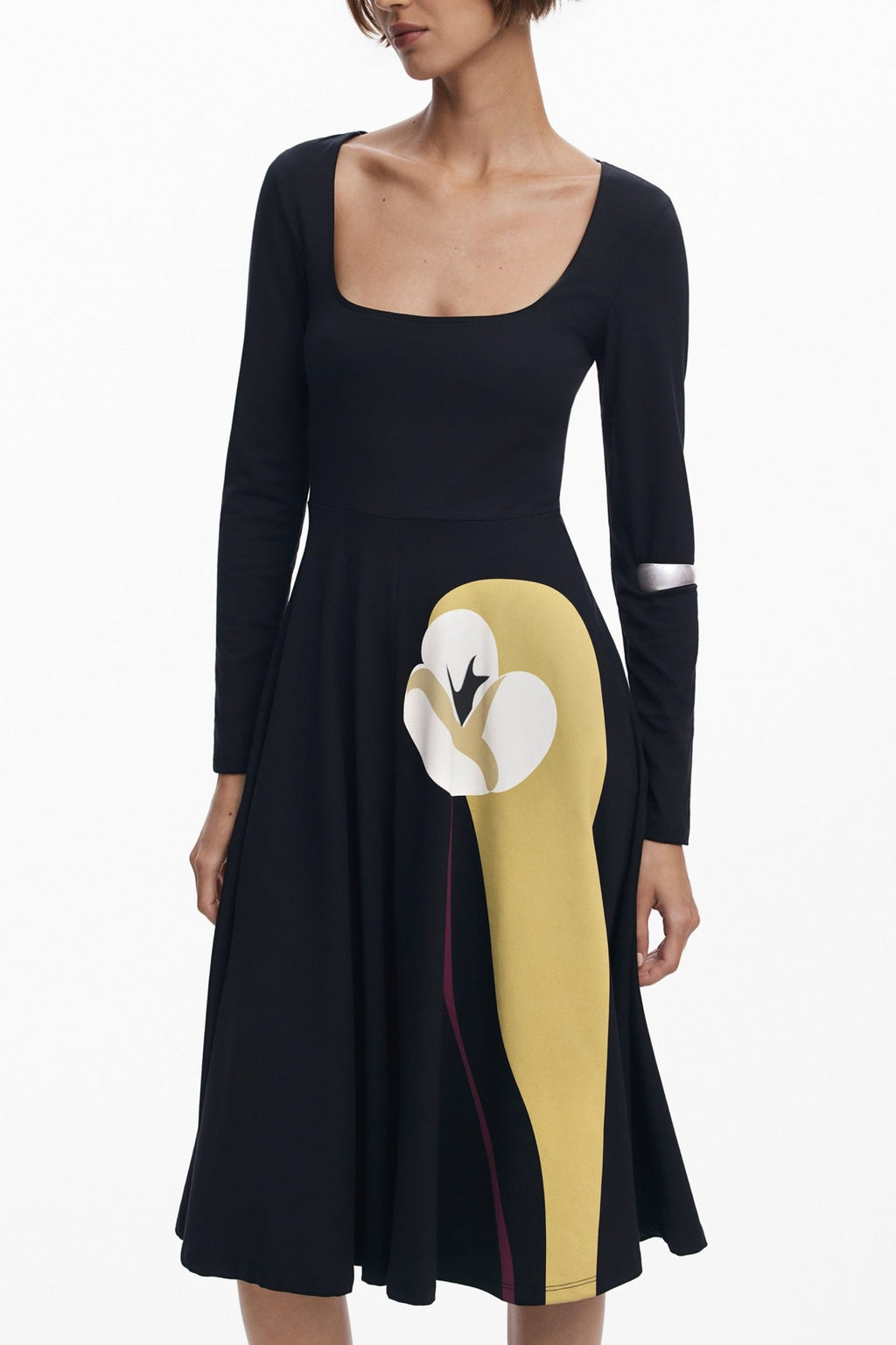 DESIGUAL ABITO LUNGO DONNA NERO - Grandi Firme Lab