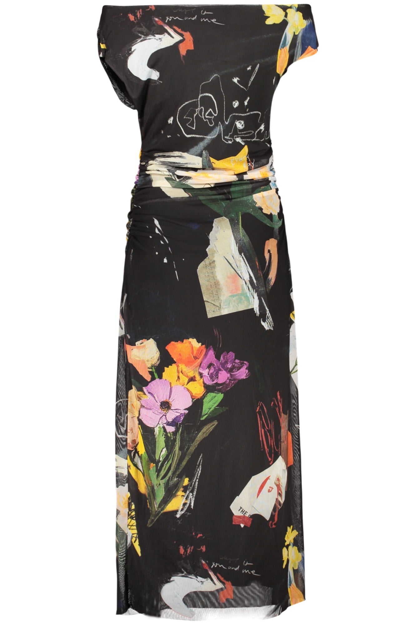 DESIGUAL ABITO LUNGO DONNA NERO - Grandi Firme Lab
