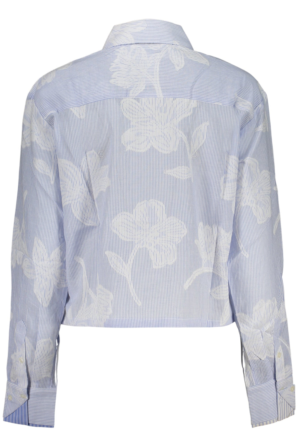DESIGUAL CAMICIA MANICHE LUNGHE DONNA AZZURRO - Grandi Firme Lab