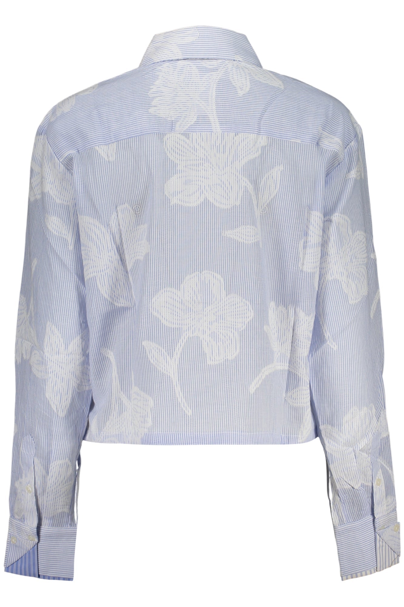 DESIGUAL CAMICIA MANICHE LUNGHE DONNA AZZURRO - Grandi Firme Lab