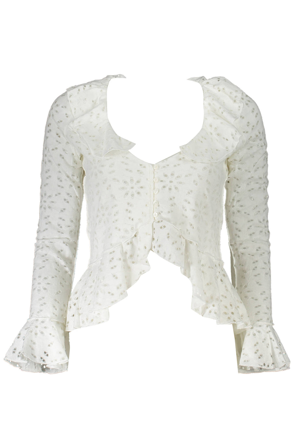 DESIGUAL CAMICIA MANICHE LUNGHE DONNA BIANCO - Grandi Firme Lab