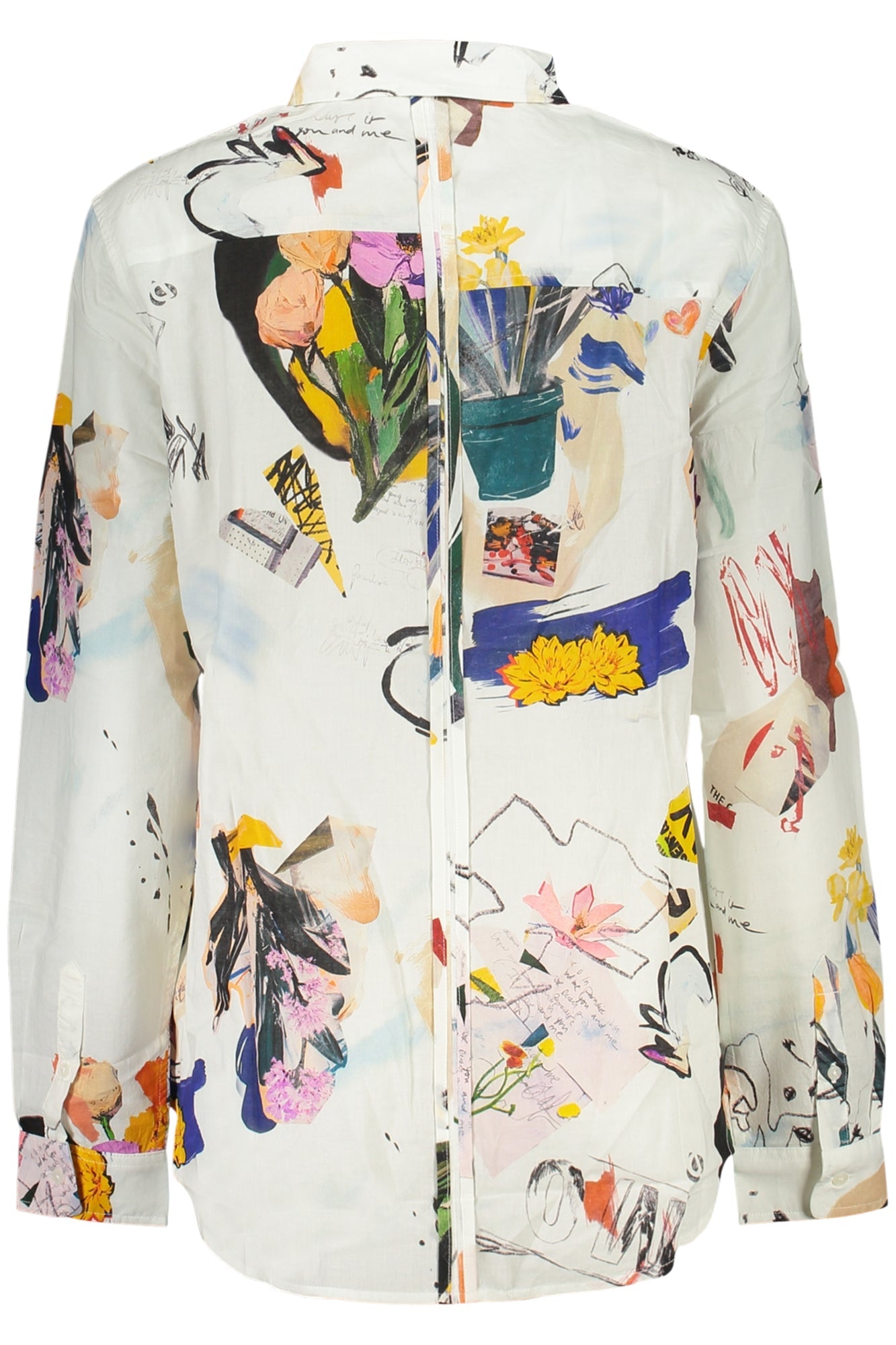 DESIGUAL CAMICIA MANICHE LUNGHE DONNA BIANCO - Grandi Firme Lab