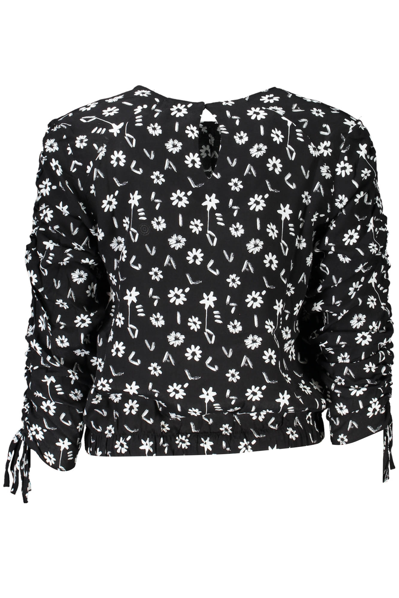 DESIGUAL CAMICIA MANICHE LUNGHE DONNA NERO - Grandi Firme Lab