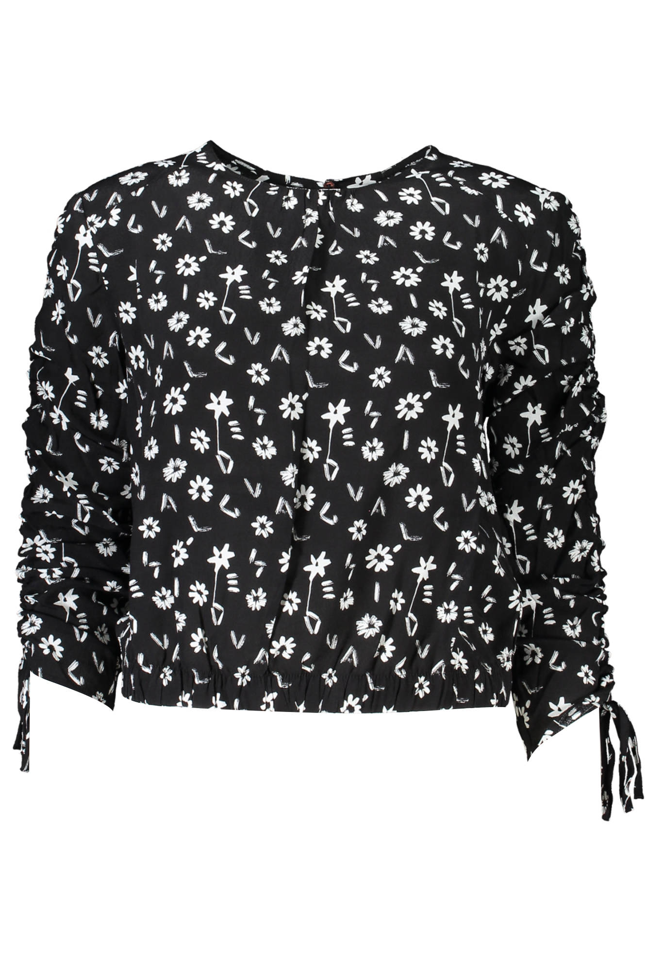 DESIGUAL CAMICIA MANICHE LUNGHE DONNA NERO - Grandi Firme Lab