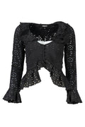 DESIGUAL CAMICIA MANICHE LUNGHE DONNA NERO - Grandi Firme Lab