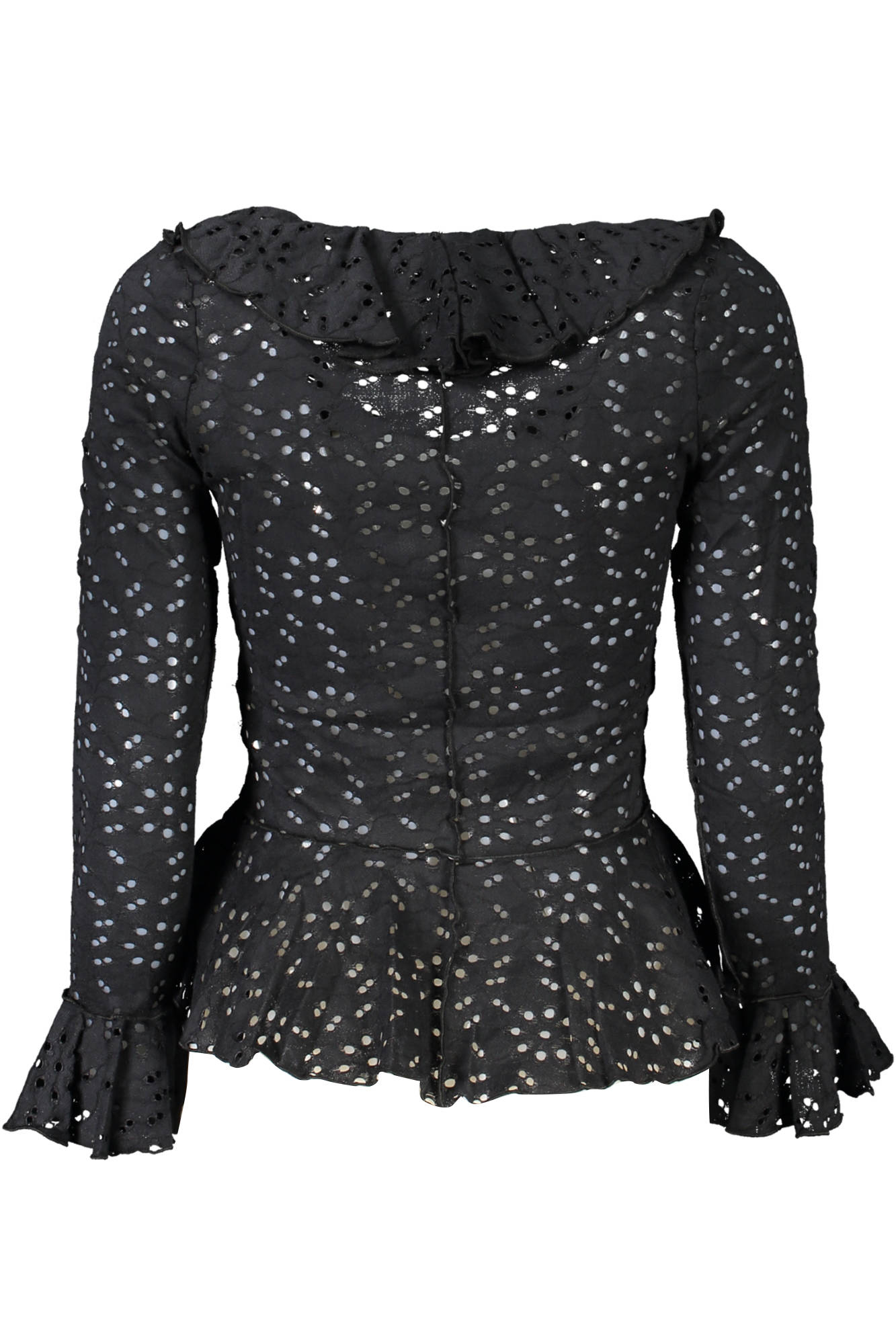 DESIGUAL CAMICIA MANICHE LUNGHE DONNA NERO - Grandi Firme Lab