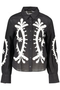 DESIGUAL CAMICIA MANICHE LUNGHE DONNA NERO - Grandi Firme Lab