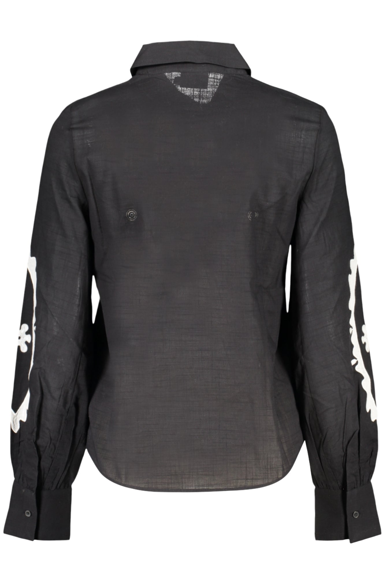DESIGUAL CAMICIA MANICHE LUNGHE DONNA NERO - Grandi Firme Lab