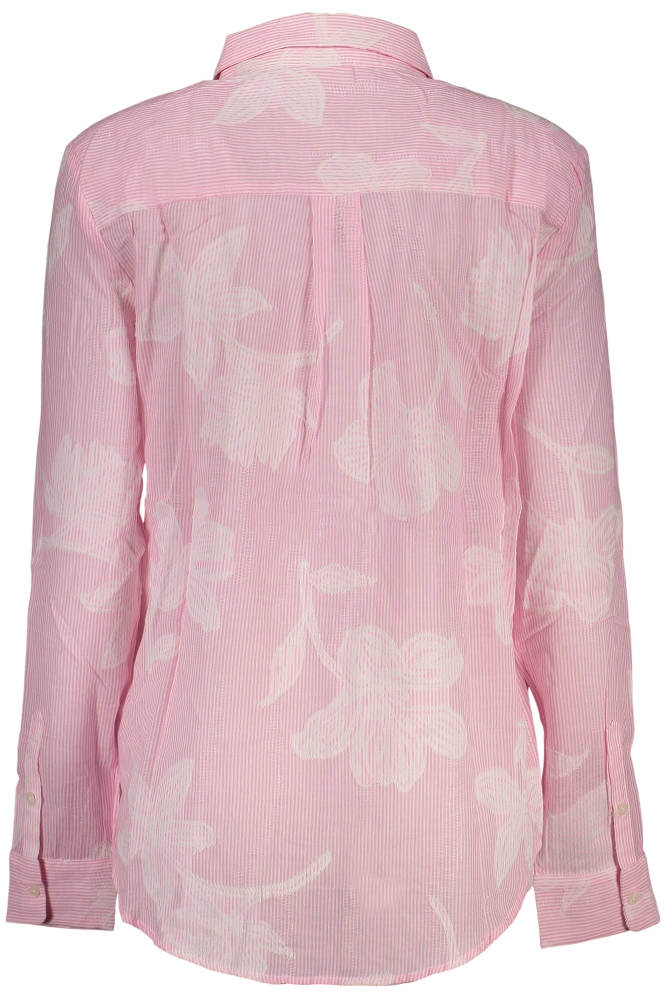 DESIGUAL CAMICIA MANICHE LUNGHE DONNA ROSA - Grandi Firme Lab