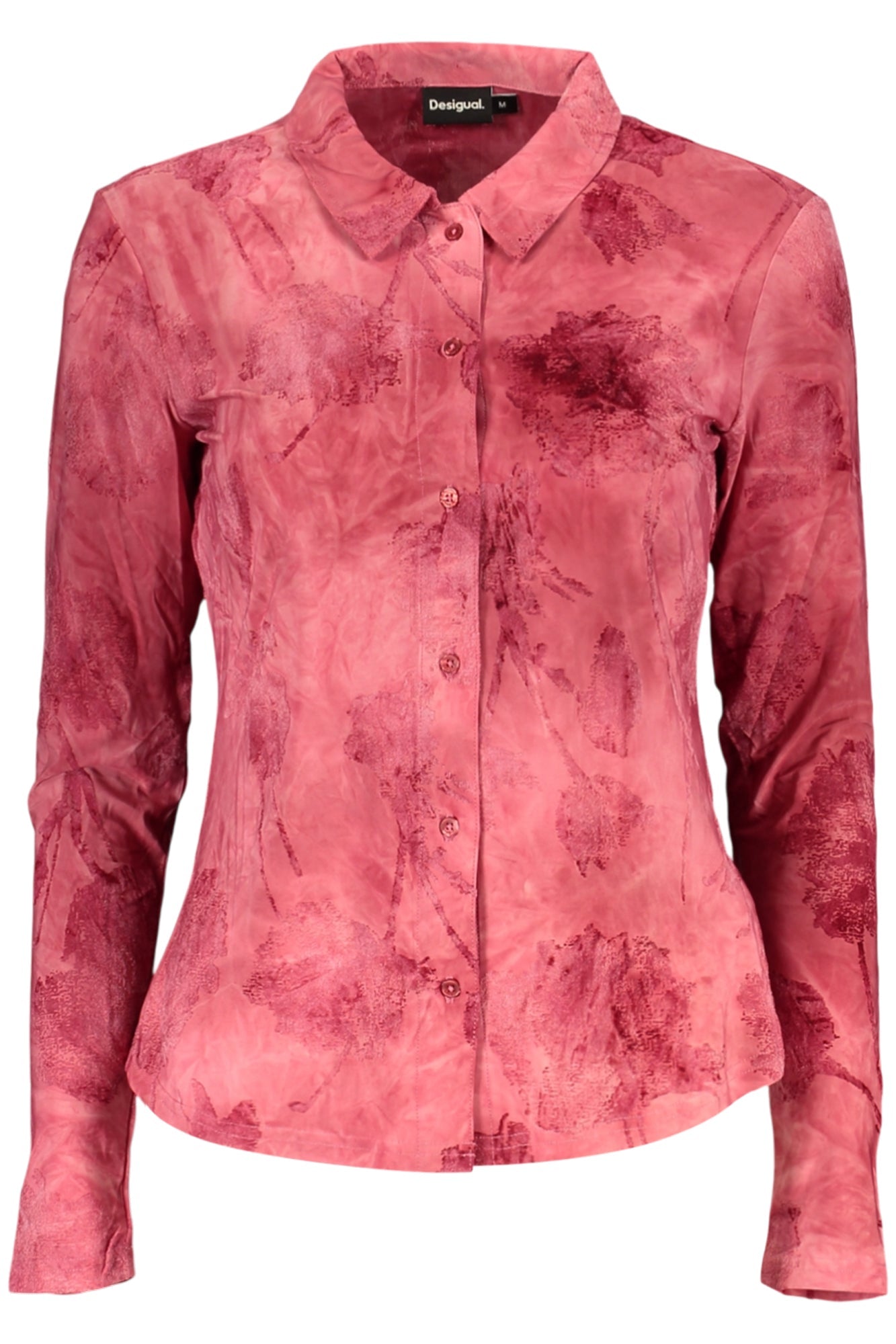 DESIGUAL CAMICIA MANICHE LUNGHE DONNA ROSSO - Grandi Firme Lab