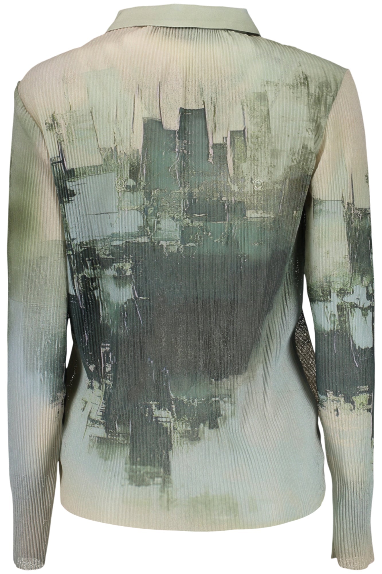 DESIGUAL CAMICIA MANICHE LUNGHE DONNA VERDE - Grandi Firme Lab