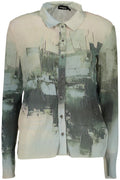 DESIGUAL CAMICIA MANICHE LUNGHE DONNA VERDE - Grandi Firme Lab