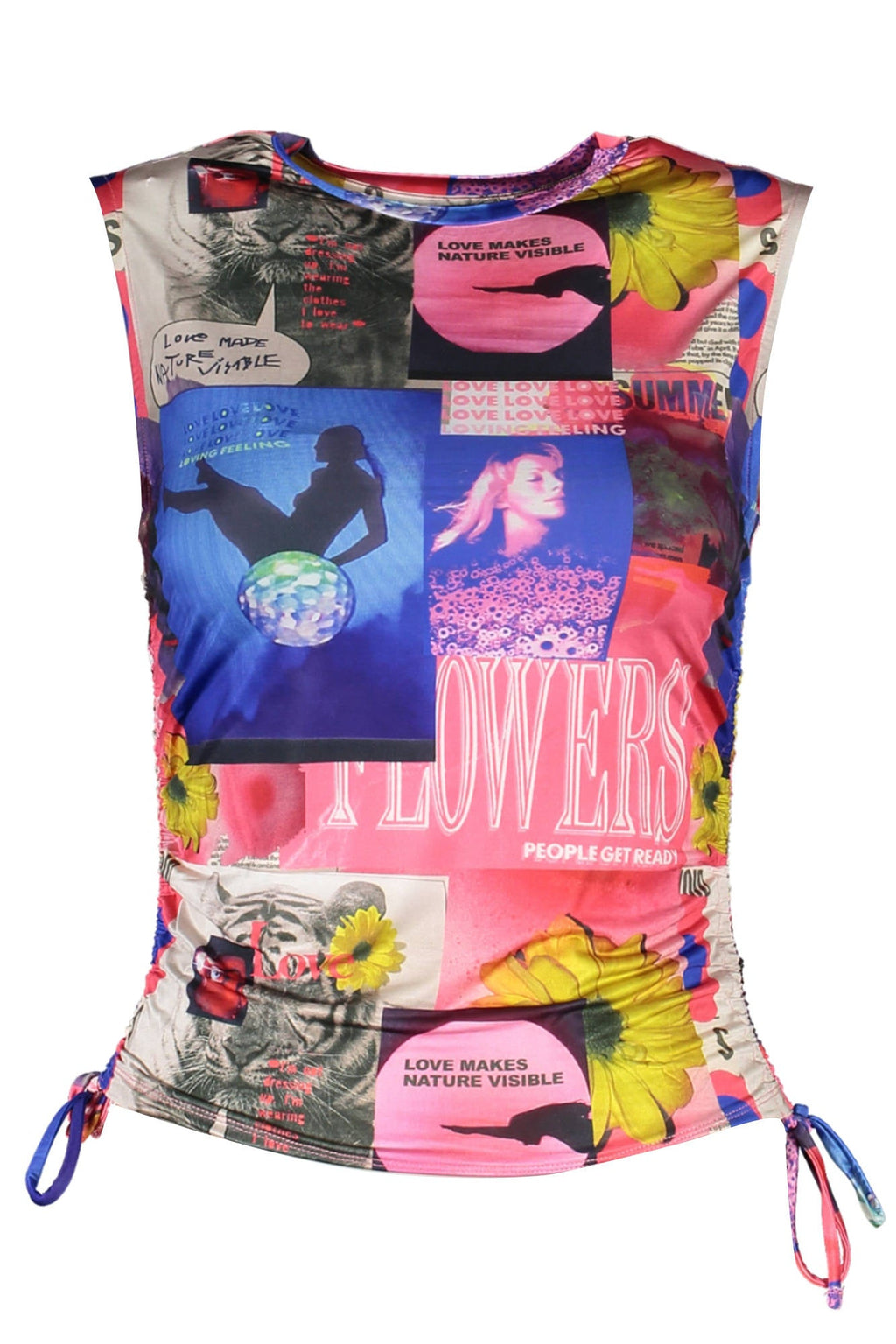 DESIGUAL CANOTTA DONNA BLU - Grandi Firme Lab