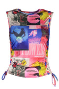 DESIGUAL CANOTTA DONNA BLU - Grandi Firme Lab