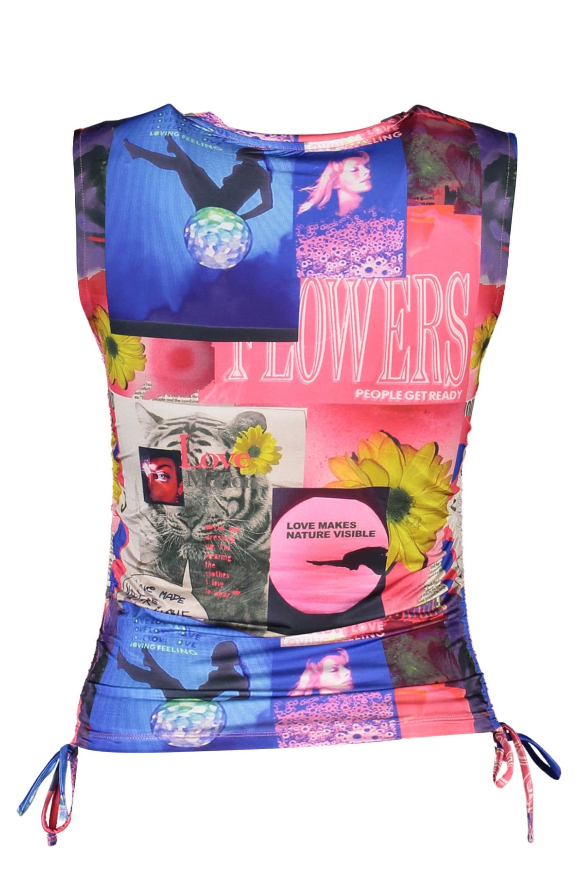 DESIGUAL CANOTTA DONNA BLU - Grandi Firme Lab