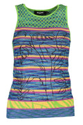DESIGUAL CANOTTA DONNA VERDE - Grandi Firme Lab