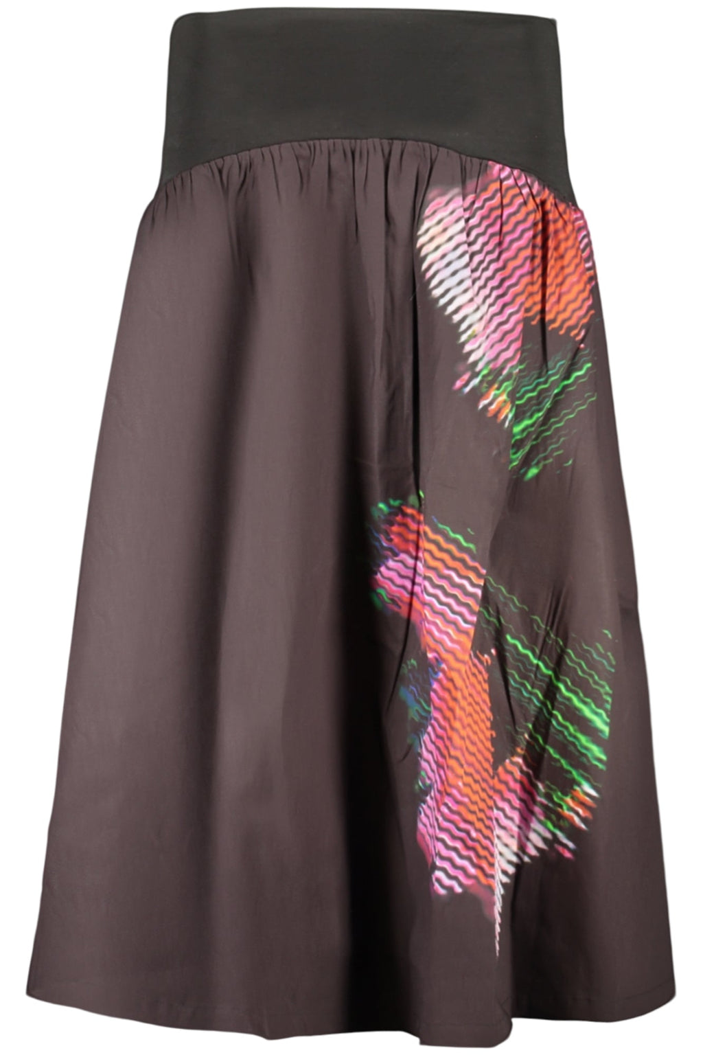 DESIGUAL GONNA LUNGA DONNA NERO - Grandi Firme Lab