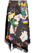 DESIGUAL GONNA LUNGA DONNA NERO - Grandi Firme Lab