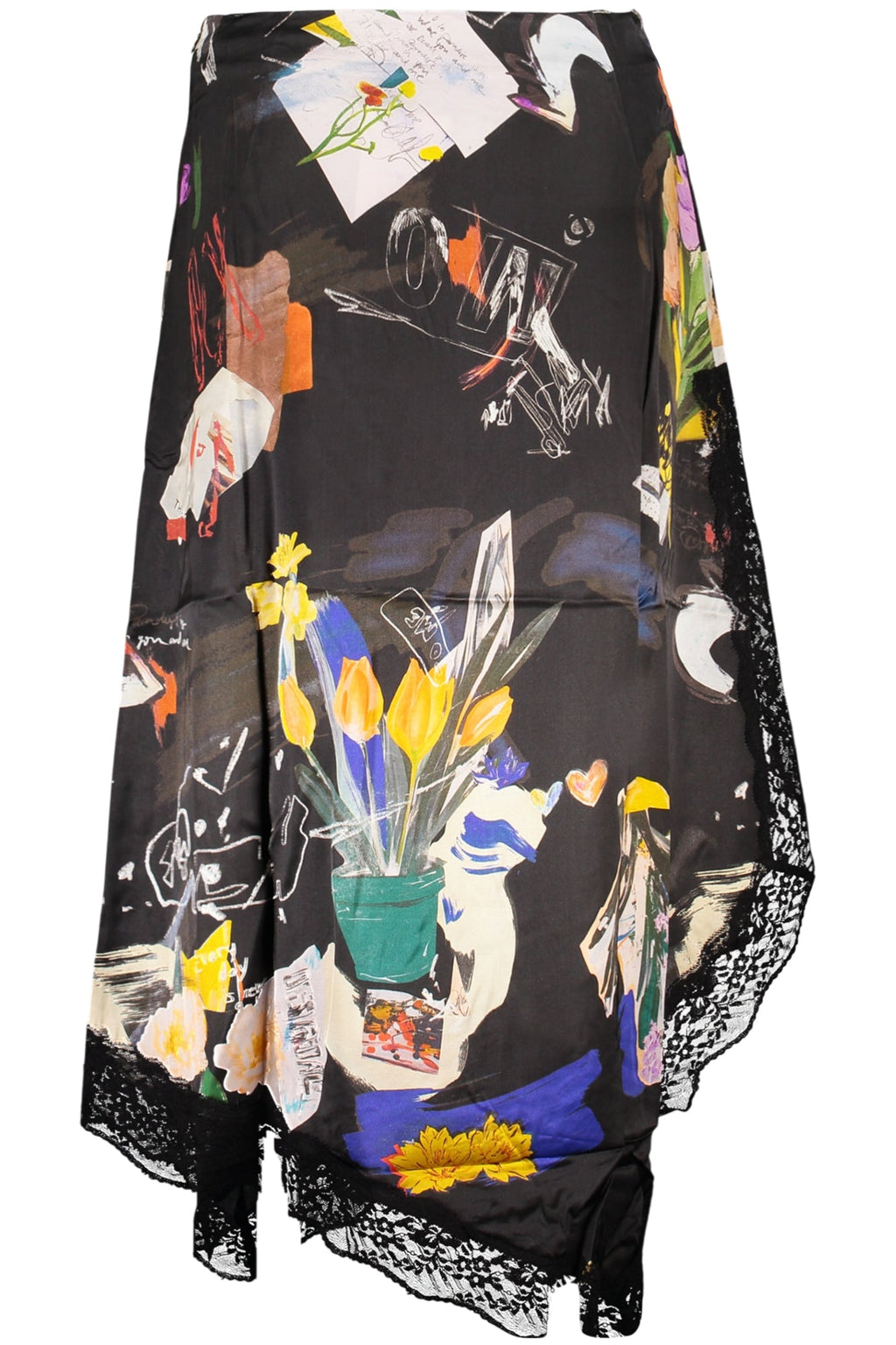 DESIGUAL GONNA LUNGA DONNA NERO - Grandi Firme Lab
