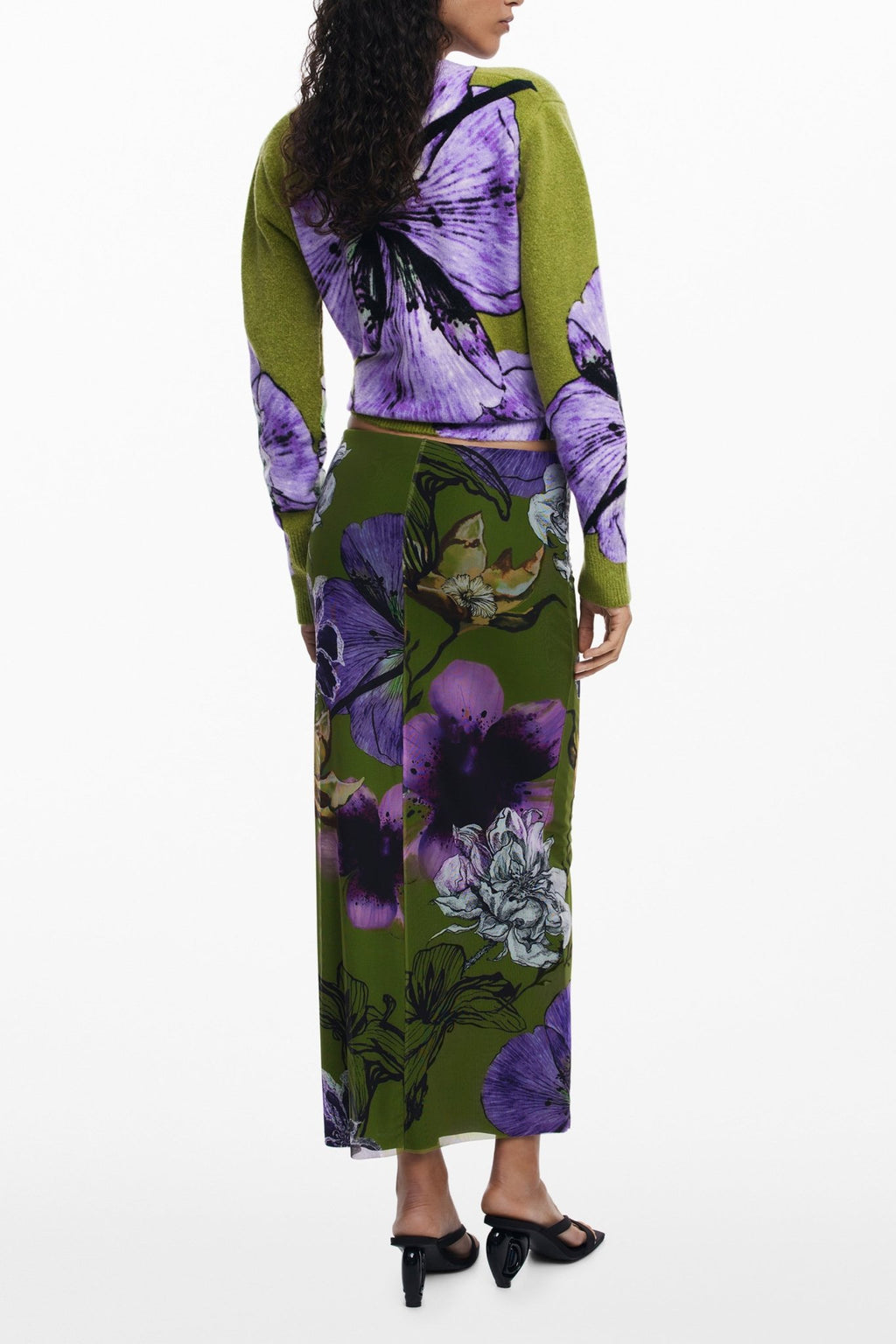 DESIGUAL GONNA LUNGA DONNA VERDE - Grandi Firme Lab