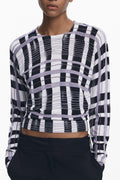 DESIGUAL MAGLIA DONNA BIANCO - Grandi Firme Lab
