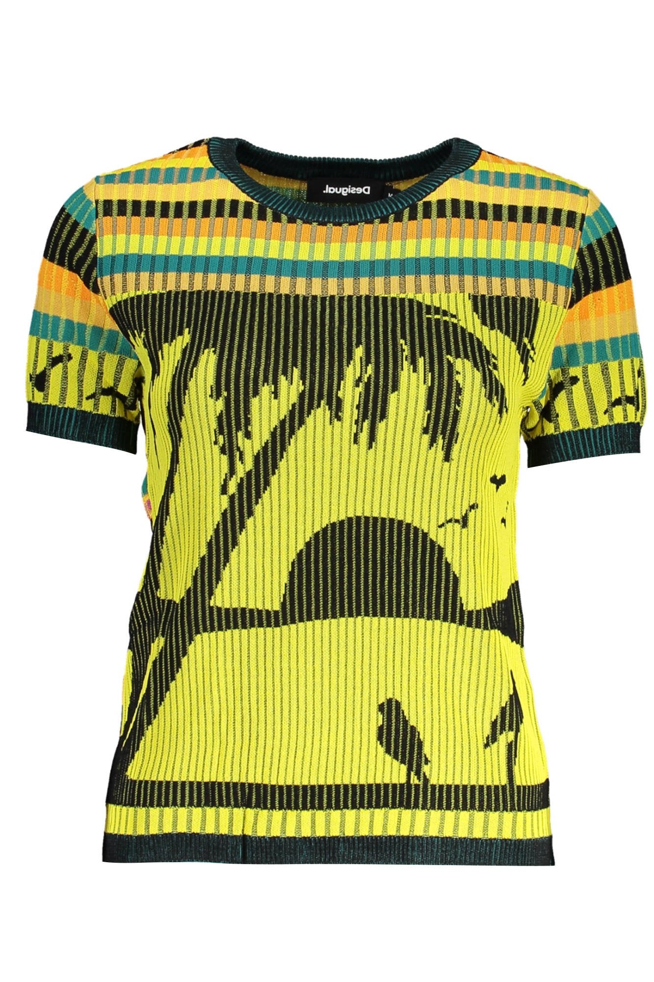 DESIGUAL MAGLIA DONNA GIALLO - Grandi Firme Lab